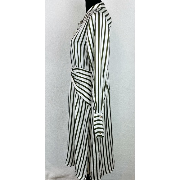 (NWT) LINE & DOT • Charlotte Striped Long Sleeve Shirt Dress - Picture 9 of 16